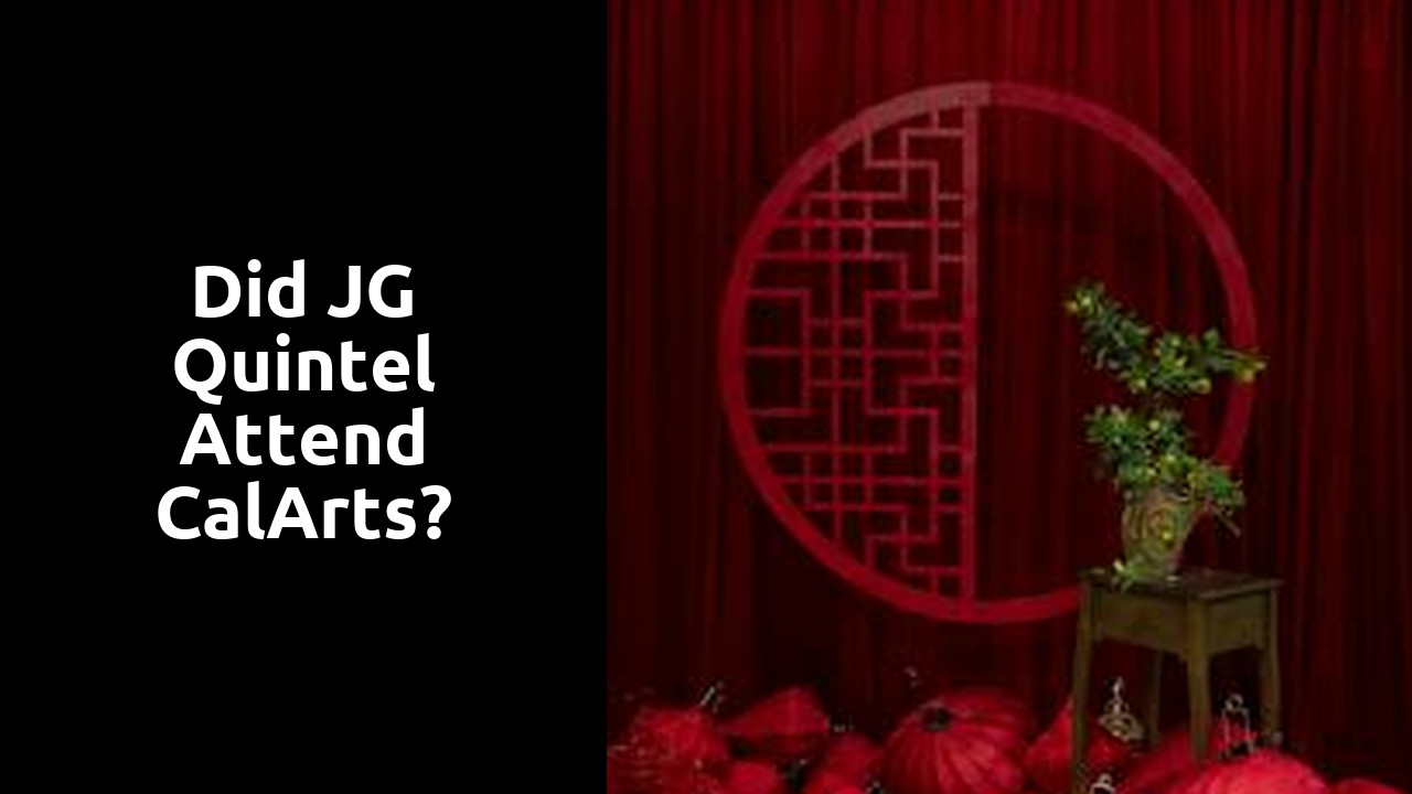 Did JG Quintel attend CalArts?